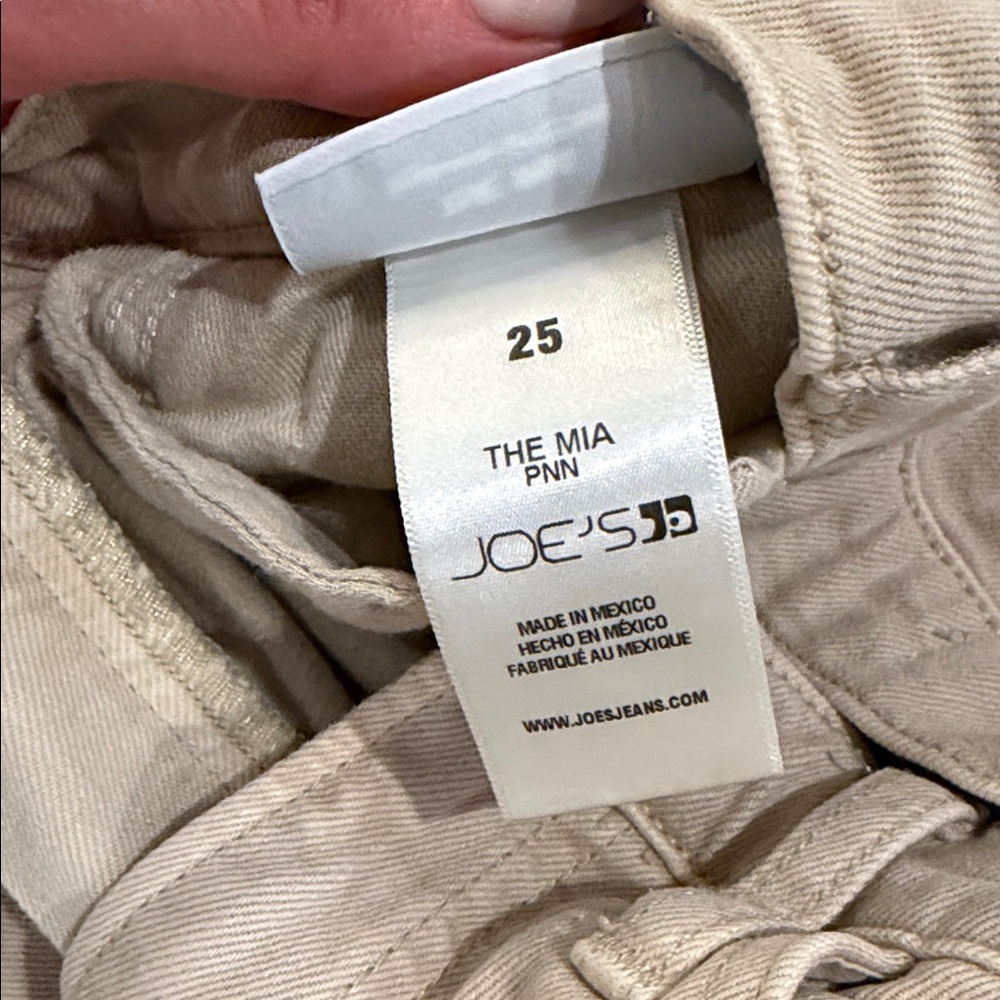 Joe's Jeans joes Jean the mia high rise wide length in Tan - Picture 5 of 5